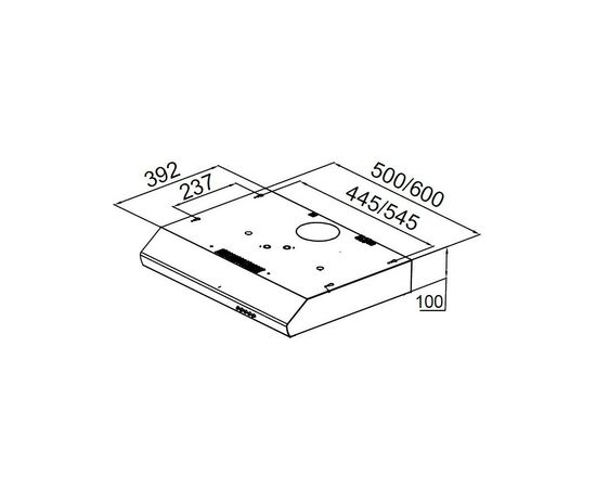 Вытяжка кухонная Pyramida UX 60 WH, изображение 11 Вытяжка кухонная Pyramida UX 60 WH, изображение 11