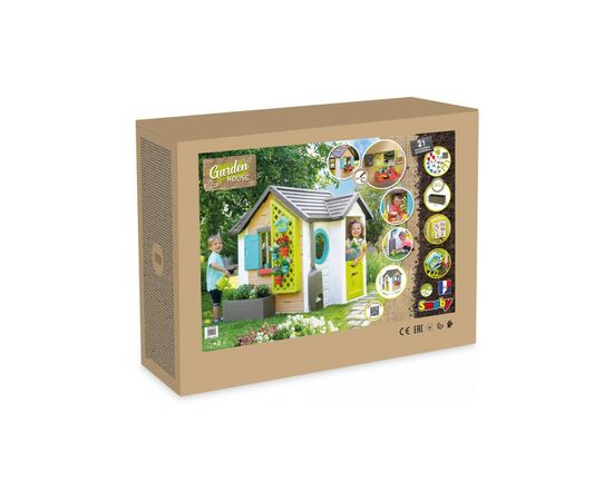 Игровой домик Smoby Toys Садовый с кашпо и кормушкой (810405), изображение 4 Игровой домик Smoby Toys Садовый с кашпо и кормушкой (810405), изображение 4