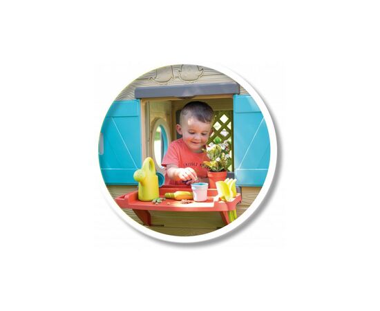 Игровой домик Smoby Toys Садовый с кашпо и кормушкой (810405), изображение 8 Игровой домик Smoby Toys Садовый с кашпо и кормушкой (810405), изображение 8
