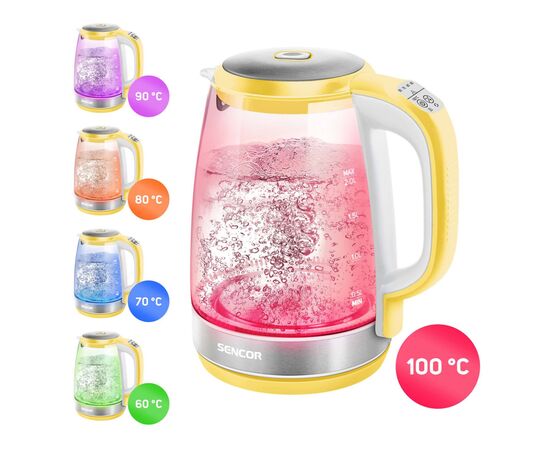 Электрочайник Sencor SWK2196YL, изображение 3 Электрочайник Sencor SWK2196YL, изображение 3
