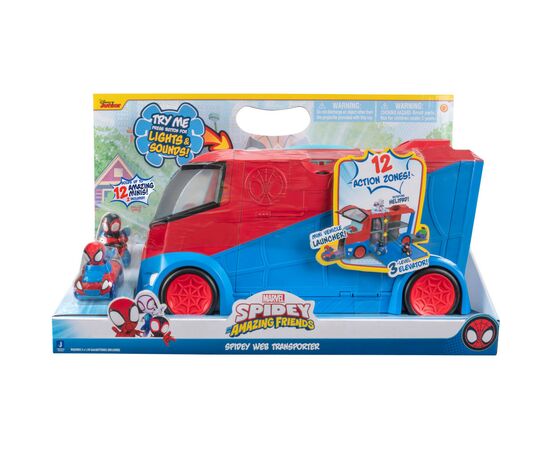 Игровой набор Spidey транспортер Feature Vehicle Spidey Transporter (SNF0051), изображение 11 Игровой набор Spidey транспортер Feature Vehicle Spidey Transporter (SNF0051), изображение 11