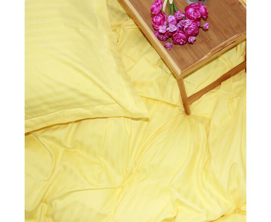 Постельное белье MirSon Satin Stripe 30-0003IntenseYellow 160х220 Семейный (2200005248232), изображение 7