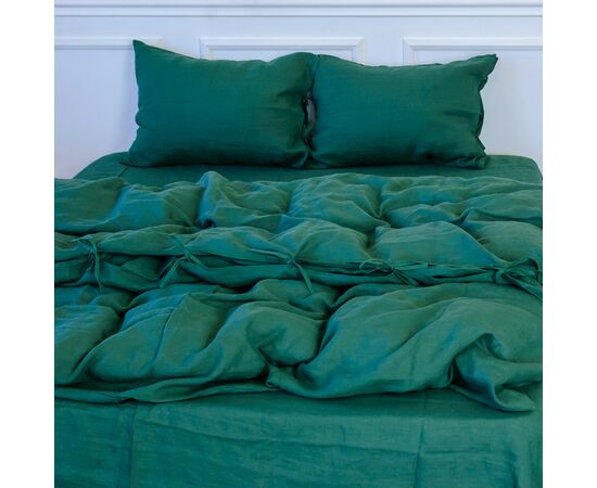 Постельное белье MirSon Лен Green Apple 175х210 (2200005371121), изображение 6