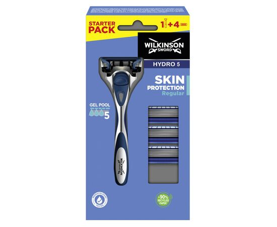 Бритва Wilkinson Sword Hydro 5 Clampack + 4 змінні картриджі (4027800216505)