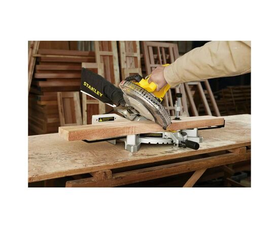 Торцовочная пила Stanley 1650 Вт, диск 254х30 мм, 4800 об/мин, XPS (SM16), изображение 10