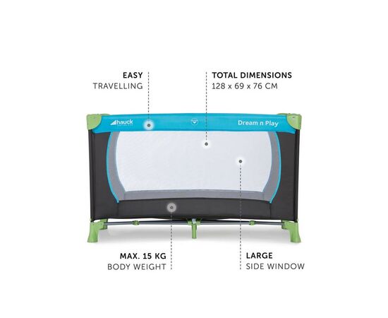 Детский манеж Hauck Dream N Play Water blue (60448-9), изображение 9 Детский манеж Hauck Dream N Play Water blue (60448-9), изображение 9