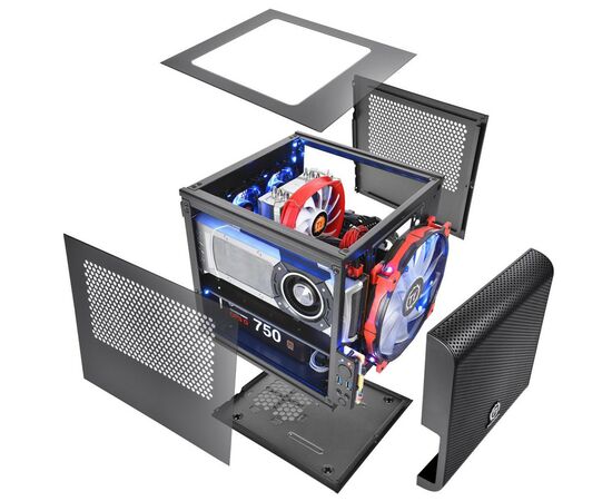 Корпус ThermalTake Core v21 (CA-1D5-00S1WN-00), зображення 12 Корпус ThermalTake Core v21 (CA-1D5-00S1WN-00), зображення 12