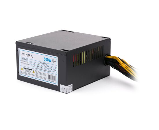 Блок питания Vinga 500W ОЕМ (PSU-500-12), изображение 7 Блок питания Vinga 500W ОЕМ (PSU-500-12), изображение 7