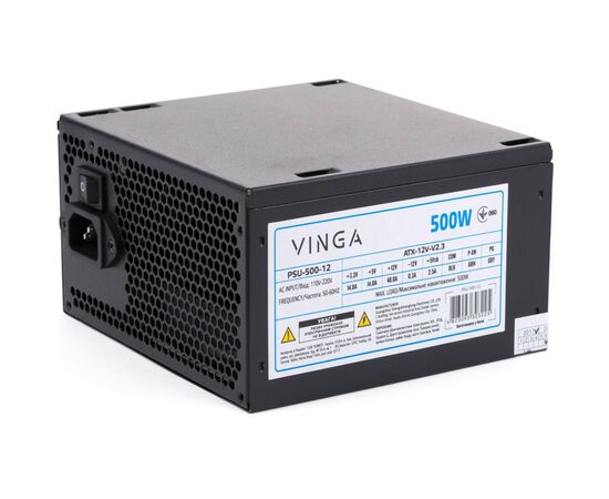 Блок питания Vinga 500W ОЕМ (PSU-500-12)