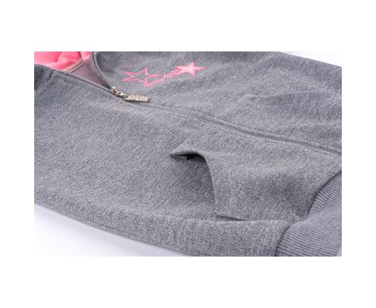 Спортивний костюм Breeze з рожевими лампасами (9553-140G-gray), зображення 8 Спортивний костюм Breeze з рожевими лампасами (9553-140G-gray), зображення 8