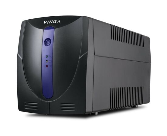 Источник бесперебойного питания Vinga LED 1200VA plastic case with USB (VPE-1200PU)