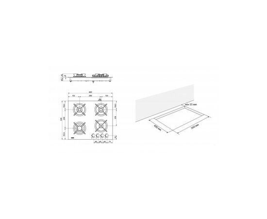 Варочная поверхность Eleyus ASTRA 60 BL CF, изображение 12 Варочная поверхность Eleyus ASTRA 60 BL CF, изображение 12