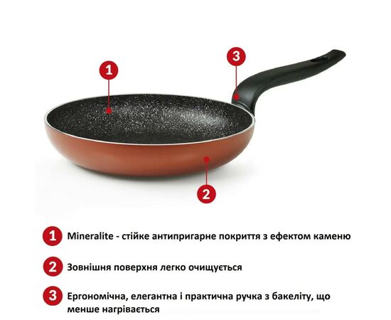Сковорода Flonal Pepita Granit 16 см (PGFPS1650), изображение 10 Сковорода Flonal Pepita Granit 16 см (PGFPS1650), изображение 10