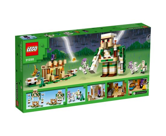 Конструктор LEGO Minecraft Крепость "Железный голем" 868 деталей (21250), изображение 11 Конструктор LEGO Minecraft Крепость "Железный голем" 868 деталей (21250), изображение 11