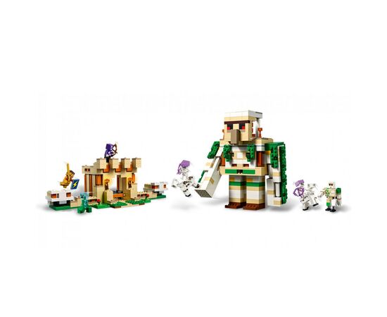 Конструктор LEGO Minecraft Крепость "Железный голем" 868 деталей (21250), изображение 5 Конструктор LEGO Minecraft Крепость "Железный голем" 868 деталей (21250), изображение 5