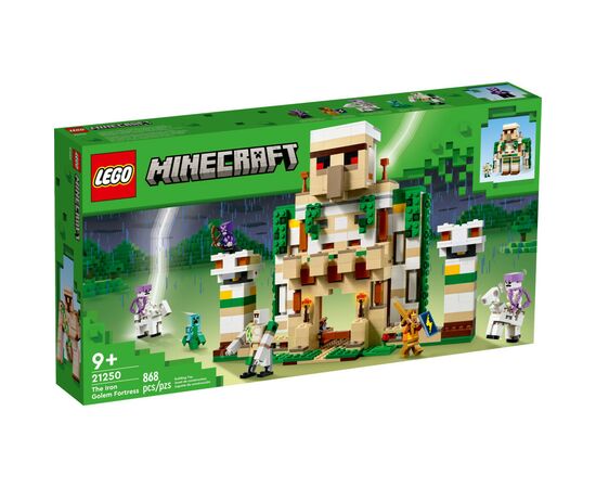 Конструктор LEGO Minecraft Крепость "Железный голем" 868 деталей (21250)