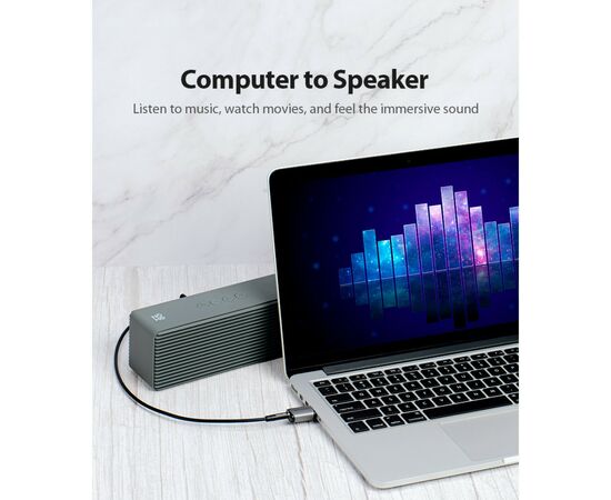 Звуковая плата Vention Audio USB 1х3,5mm jack 4pin Metal (OMTP-CTIA) (CDLH0), изображение 6