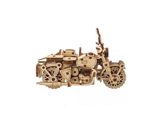 Конструктор Ugears Летающий мотоцикл Хагрида с коляской (6337518), изображение 4 Конструктор Ugears Летающий мотоцикл Хагрида с коляской (6337518), изображение 4