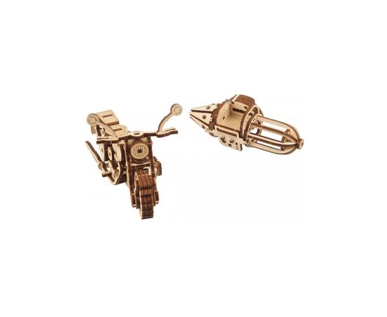Конструктор Ugears Летающий мотоцикл Хагрида с коляской (6337518), изображение 6 Конструктор Ugears Летающий мотоцикл Хагрида с коляской (6337518), изображение 6
