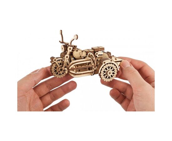 Конструктор Ugears Летающий мотоцикл Хагрида с коляской (6337518), изображение 9 Конструктор Ugears Летающий мотоцикл Хагрида с коляской (6337518), изображение 9