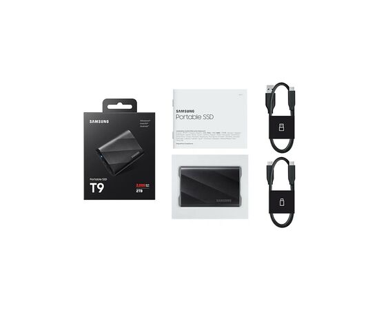 Накопитель SSD USB 3.2 2TB T9 Samsung (MU-PG2T0B/EU), изображение 12 Накопитель SSD USB 3.2 2TB T9 Samsung (MU-PG2T0B/EU), изображение 12