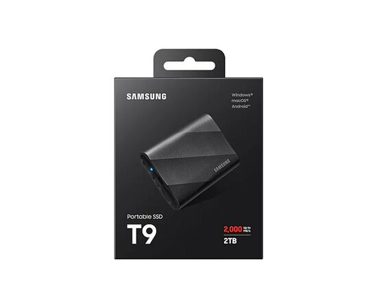 Накопитель SSD USB 3.2 2TB T9 Samsung (MU-PG2T0B/EU), изображение 8 Накопитель SSD USB 3.2 2TB T9 Samsung (MU-PG2T0B/EU), изображение 8