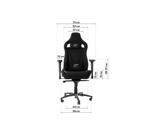 Кресло игровое GT Racer X-0712 Shadow Gray, изображение 10 Кресло игровое GT Racer X-0712 Shadow Gray, изображение 10