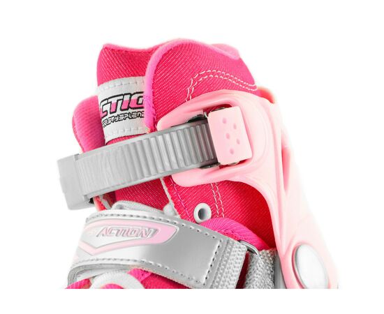 Роликовые коньки Action Anny Рожеві 29-32 (PW-126B-13-2PINK/29-32), изображение 10 Роликовые коньки Action Anny Рожеві 29-32 (PW-126B-13-2PINK/29-32), изображение 10