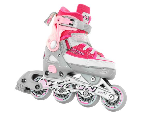 Роликовые коньки Action Anny Рожеві 29-32 (PW-126B-13-2PINK/29-32), изображение 2 Роликовые коньки Action Anny Рожеві 29-32 (PW-126B-13-2PINK/29-32), изображение 2