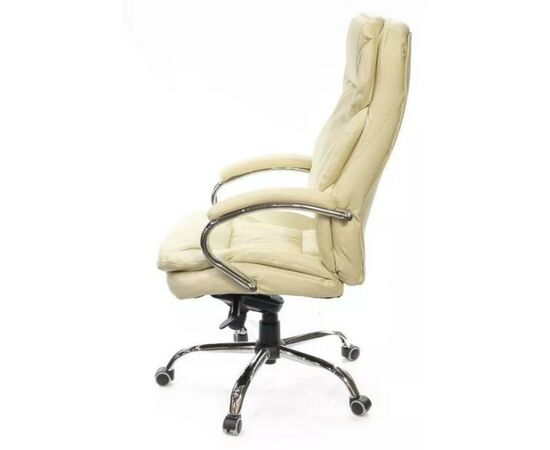 Офисное кресло Аклас Тироль CH MB кожа натур. бежевое (12443), изображение 3 Офисное кресло Аклас Тироль CH MB кожа натур. бежевое (12443), изображение 3