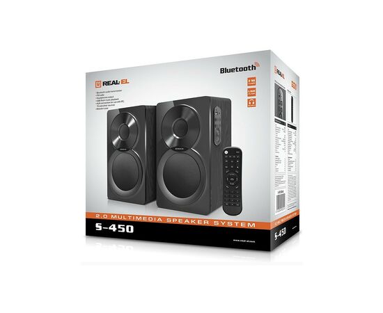 Акустическая система REAL-EL S-450 Black, изображение 12 Акустическая система REAL-EL S-450 Black, изображение 12