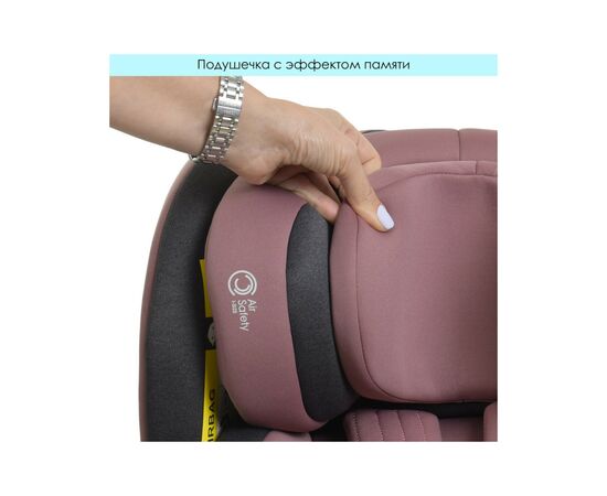 Автокресло El Camino ME 1081 I-Trust 360 IsoFix 0-36 кг pale pink (ME 1081 pale pink), изображение 7 Автокресло El Camino ME 1081 I-Trust 360 IsoFix 0-36 кг pale pink (ME 1081 pale pink), изображение 7