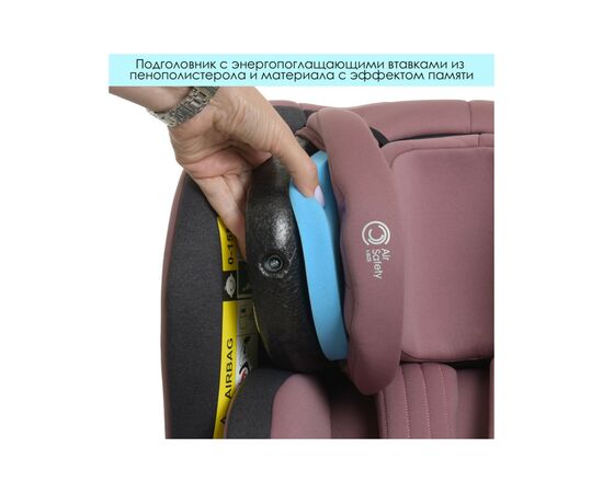 Автокресло El Camino ME 1081 I-Trust 360 IsoFix 0-36 кг pale pink (ME 1081 pale pink), изображение 8 Автокресло El Camino ME 1081 I-Trust 360 IsoFix 0-36 кг pale pink (ME 1081 pale pink), изображение 8