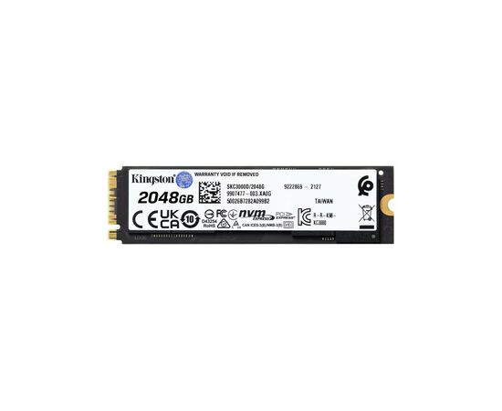 Накопитель SSD M.2 2280 2TB Kingston (SKC3000D/2048G), изображение 3 Накопитель SSD M.2 2280 2TB Kingston (SKC3000D/2048G), изображение 3