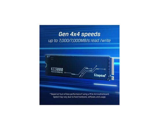 Накопитель SSD M.2 2280 2TB Kingston (SKC3000D/2048G), изображение 9 Накопитель SSD M.2 2280 2TB Kingston (SKC3000D/2048G), изображение 9