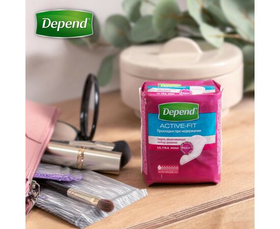 Урологические прокладки Depend Ultra Mini Liner 12 шт. (5029053547916), изображение 9 Урологические прокладки Depend Ultra Mini Liner 12 шт. (5029053547916), изображение 9