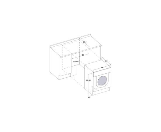 Стиральная машина Whirlpool BIWDWG75148, изображение 3