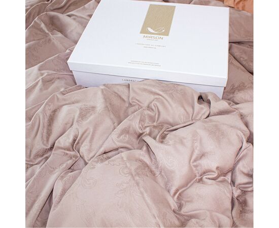 Постільна білизна MirSon Satin Жаккард Golden wheat 175х210 (2200005395523)