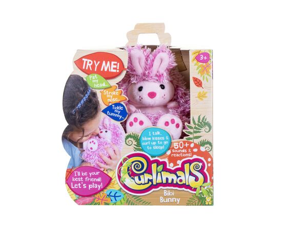 Интерактивная игрушка Curlimals Кролик Биби (3709), изображение 3 Интерактивная игрушка Curlimals Кролик Биби (3709), изображение 3