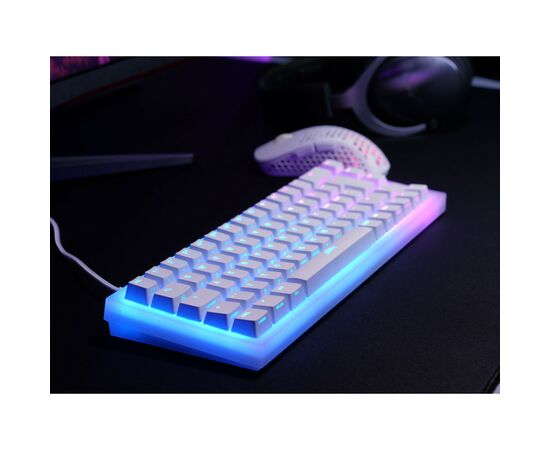 Клавиатура Xtrfy K5 68 keys Kailh Red Hot-swap RGB UA White (K5-RGB-CPT-TPWHITE-R-UKR), изображение 2 Клавиатура Xtrfy K5 68 keys Kailh Red Hot-swap RGB UA White (K5-RGB-CPT-TPWHITE-R-UKR), изображение 2