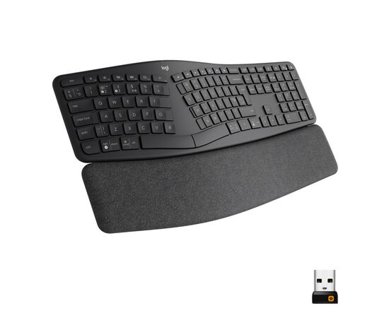 Клавіатура Logitech ERGO K860 for Business Bluetooth/Wireless UA Black (920-010352)