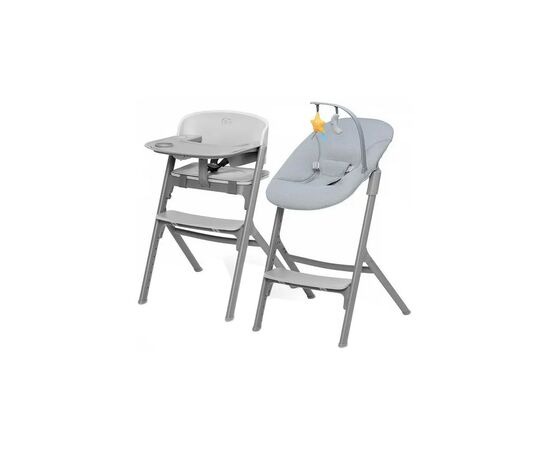 Стульчик для кормления Kinderkraft с шезлонгом Igee Calmee Cloudy Grey (5902533919109) Стульчик для кормления Kinderkraft с шезлонгом Igee Calmee Cloudy Grey (5902533919109)