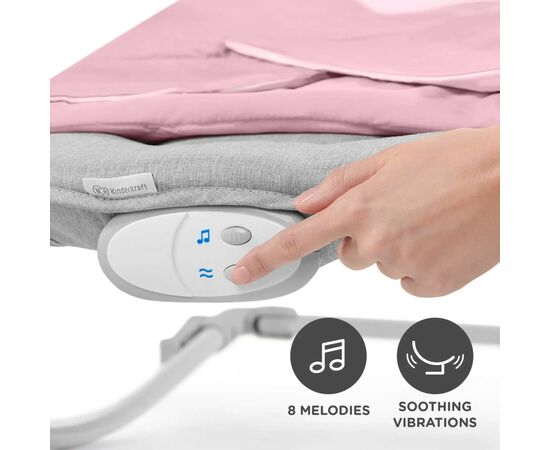 Кресло-качалка Kinderkraft шезлонг Felio 2 Peony Rose (5902533921096), изображение 7 Кресло-качалка Kinderkraft шезлонг Felio 2 Peony Rose (5902533921096), изображение 7