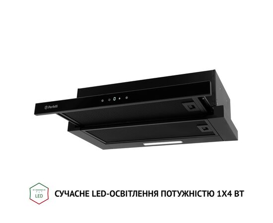 Витяжка кухонна Perfelli TLS 6363 BL 700 LED Sensor, зображення 4 Витяжка кухонна Perfelli TLS 6363 BL 700 LED Sensor, зображення 4
