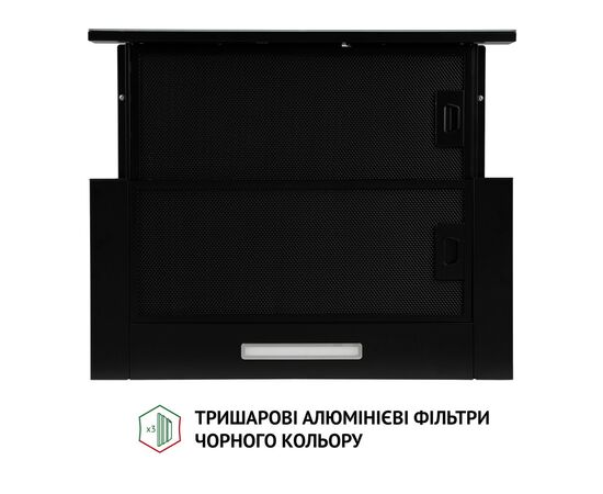 Витяжка кухонна Perfelli TLS 6363 BL 700 LED Sensor, зображення 6 Витяжка кухонна Perfelli TLS 6363 BL 700 LED Sensor, зображення 6