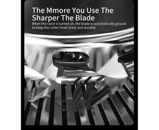 Електробритва Xiaomi Enchen Steel 3S Black/Gold, зображення 5 Електробритва Xiaomi Enchen Steel 3S Black/Gold, зображення 5