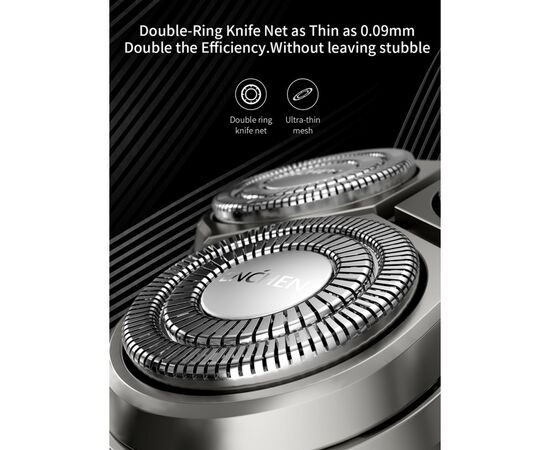 Електробритва Xiaomi Enchen Steel 3S Black/Gold, зображення 7 Електробритва Xiaomi Enchen Steel 3S Black/Gold, зображення 7