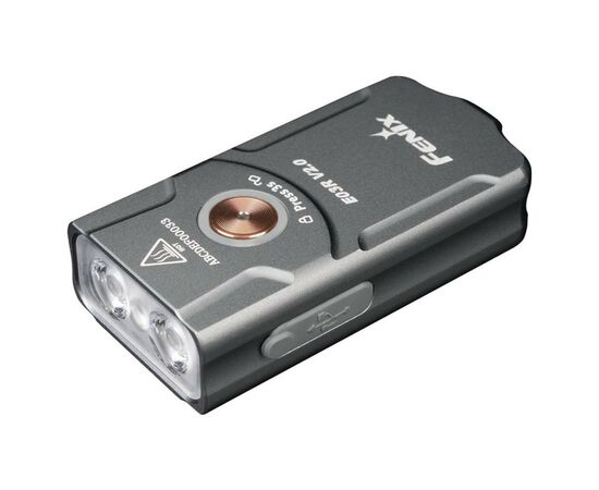 Фонарь Fenix E03R V2.0 Grey (E03RV20GR)