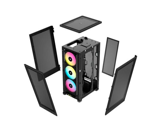Корпус Corsair iCUE 2000D RGB AIRFLOW Black (CC-9011246-WW), изображение 10 Корпус Corsair iCUE 2000D RGB AIRFLOW Black (CC-9011246-WW), изображение 10