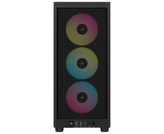 Корпус Corsair iCUE 2000D RGB AIRFLOW Black (CC-9011246-WW), изображение 4 Корпус Corsair iCUE 2000D RGB AIRFLOW Black (CC-9011246-WW), изображение 4
